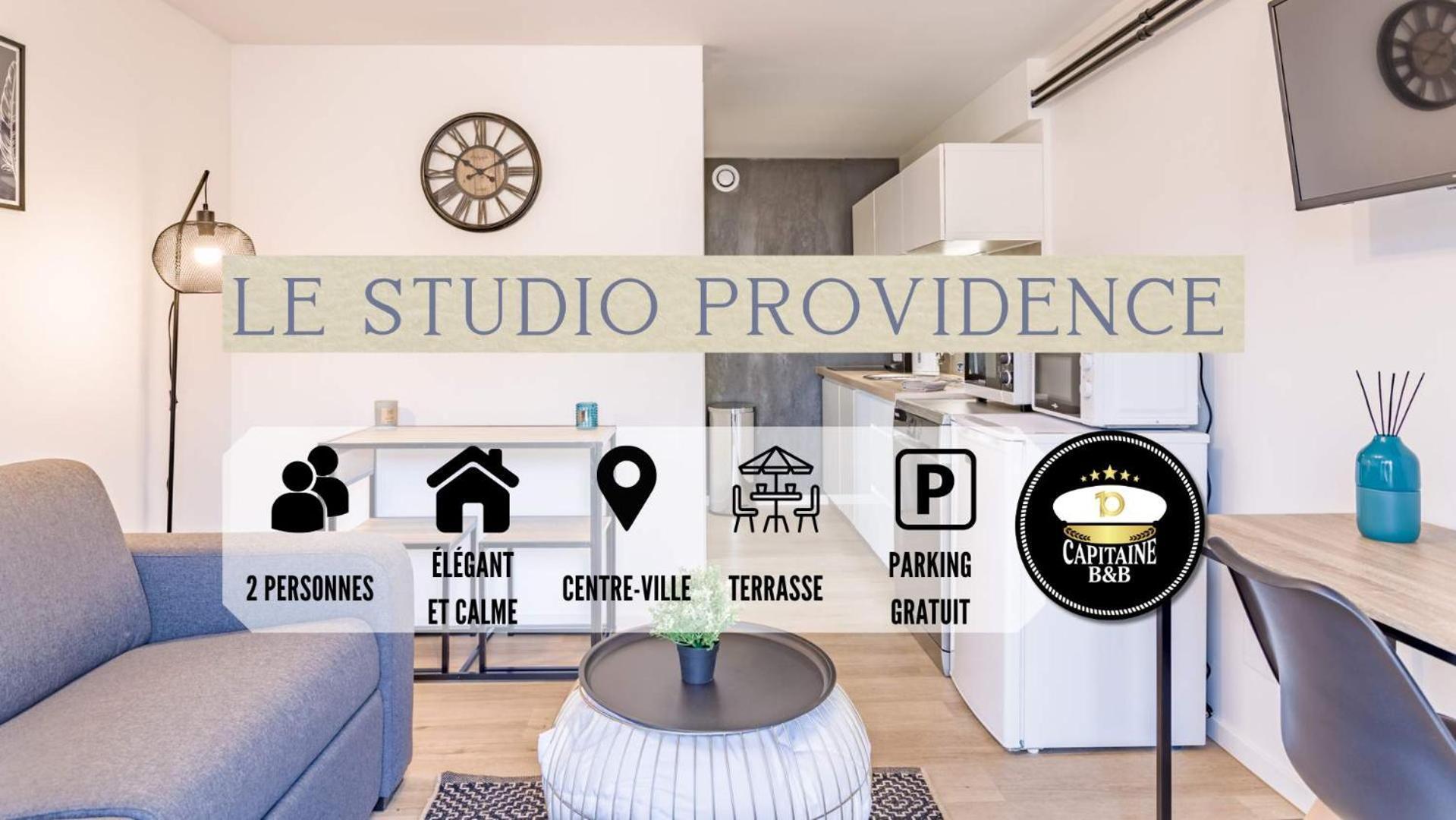 Le Studio Providence - Parking Prive - Terrasse Troyes Eksteriør bilde